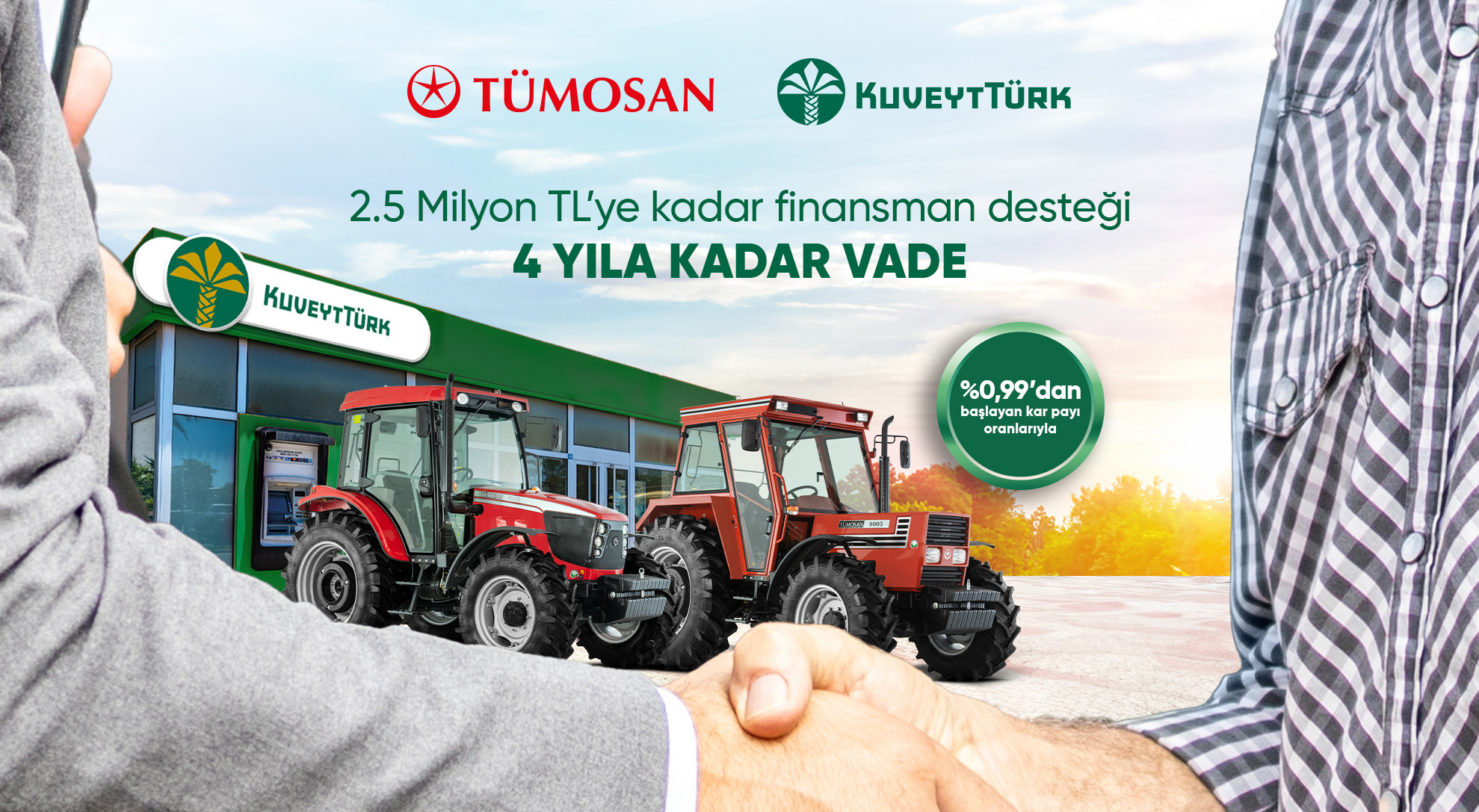 Un Soutien Financier Puissant pour les Agriculteurs de la Part de TÜMOSAN et Kuveyt Türk